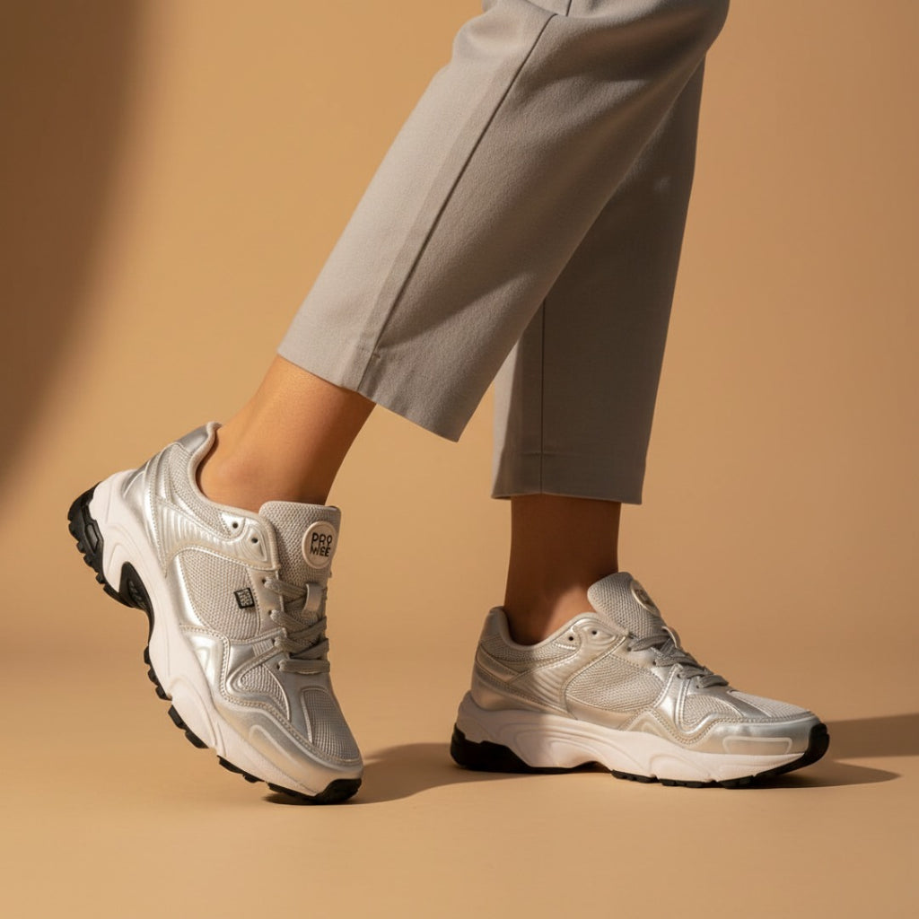 Tenis Casual Plata Promise Supreme PRSUPREMEPL