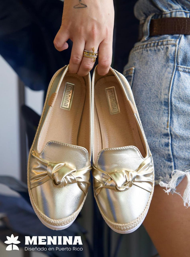 Tenis Casual Dorado MENINA MEKONA2DO