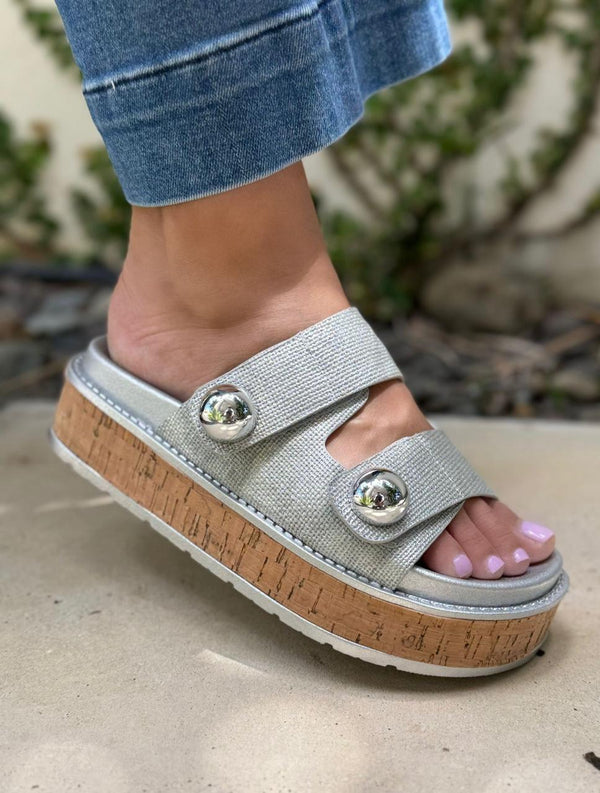 Sandalia Casual Gris MENINA MEALEXAGR