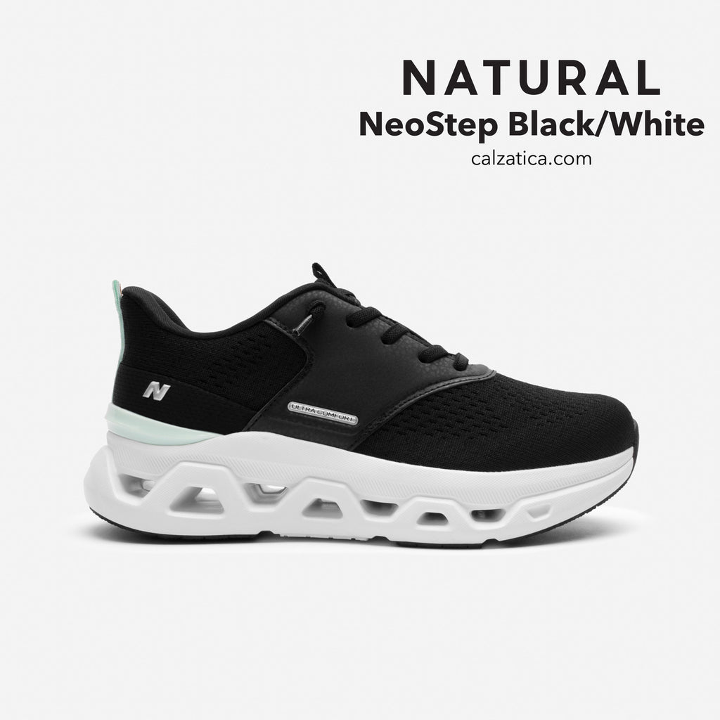 Tenis Casual Neostep Natural Negro NANEOSTEPNEBL