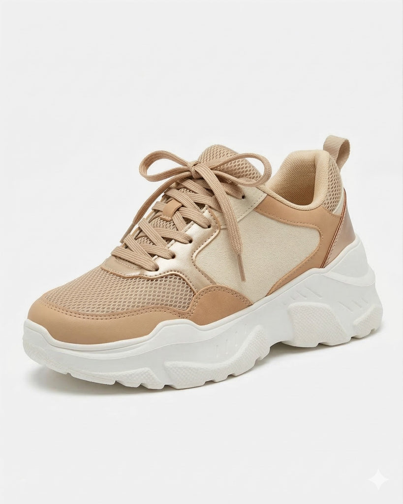 Tenis Casual Beige MENINA Cobra MECOBRABE