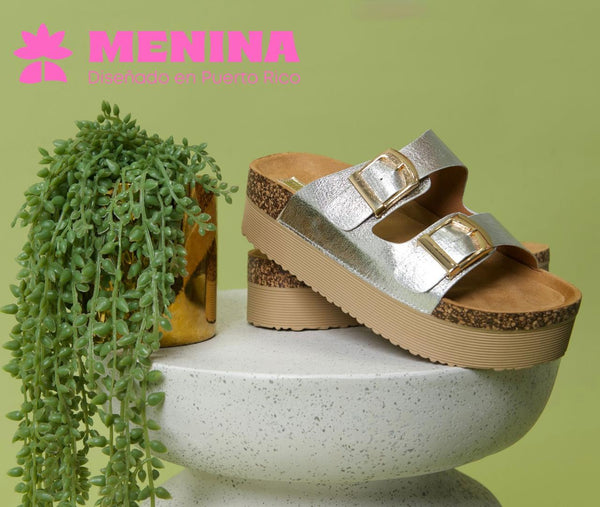 Sandalia Casual Plata MENINA MEBETTYPL