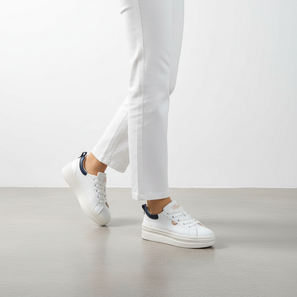 Tenis Casual Blanco Coral DOMMA CODOMMABLAZ