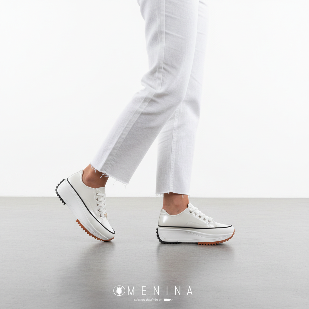 Tenis Casual Blanco MENINA MEKYLEI2BL - www.zitiocr.com