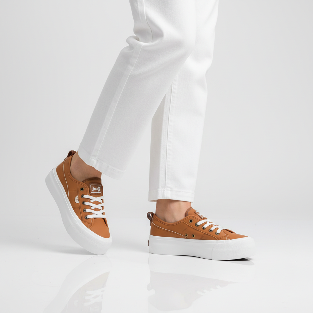 Tenis Casual Camel Coral Renata CORENATACM