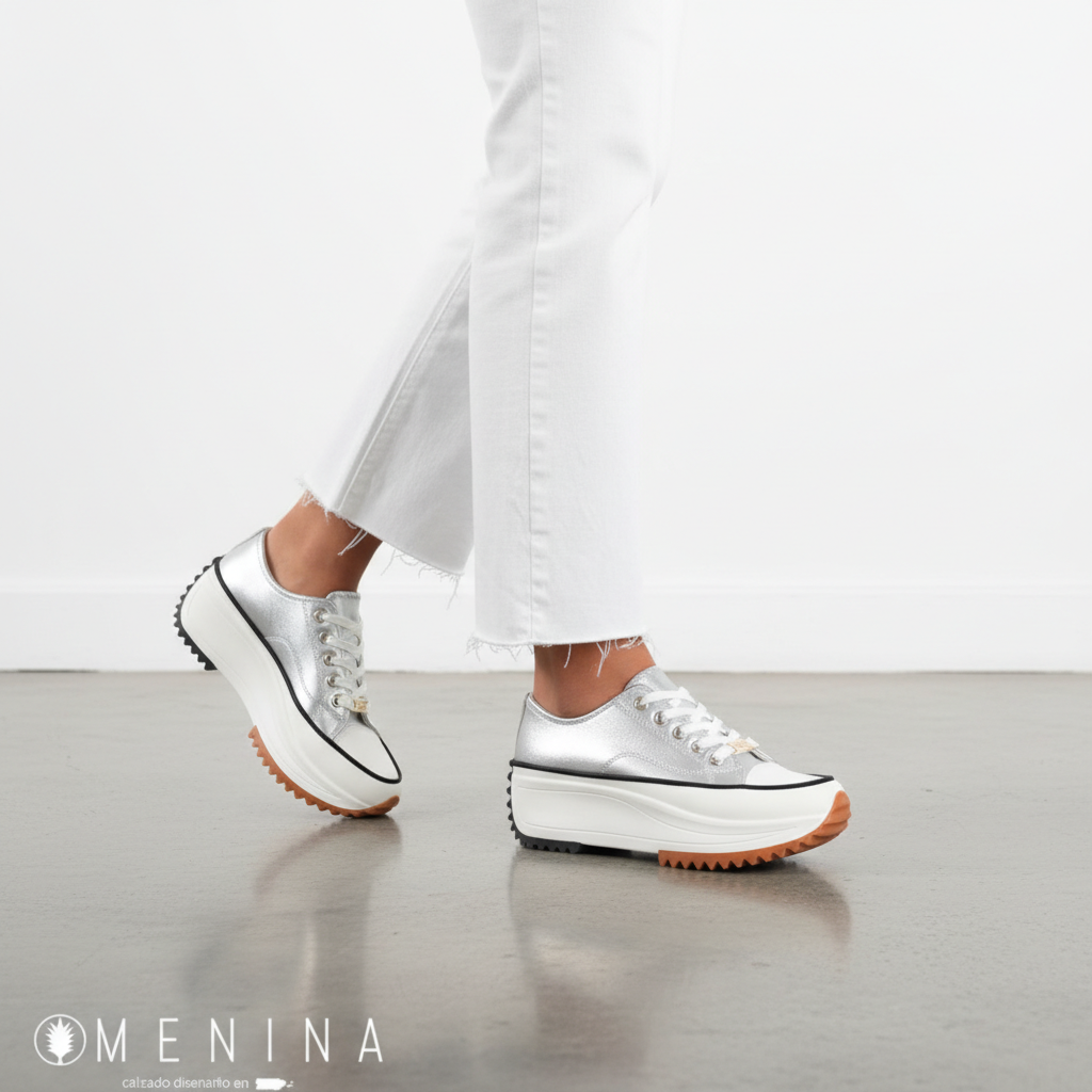 Tenis Casual Plata MENINA MEKYLEI2PL - www.zitiocr.com