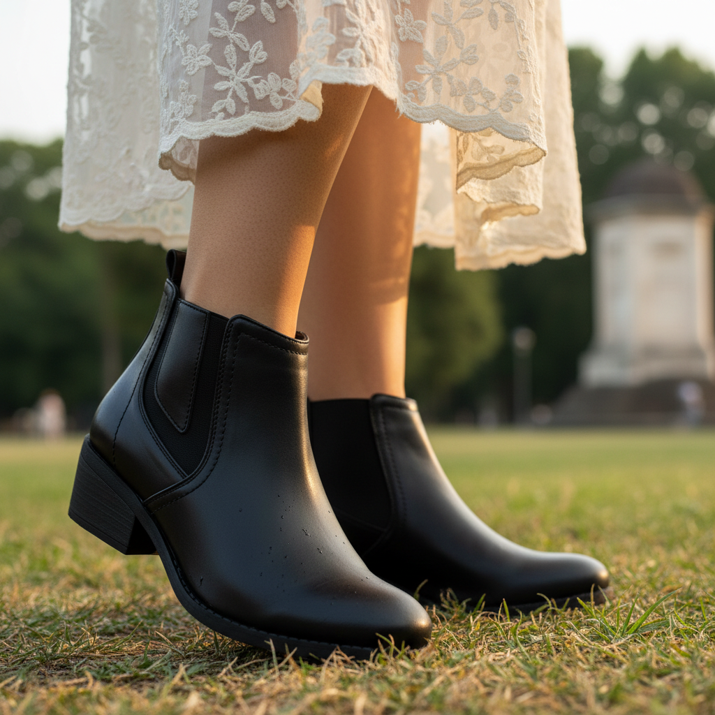 Botín Negro Amulet AMASHER3NE