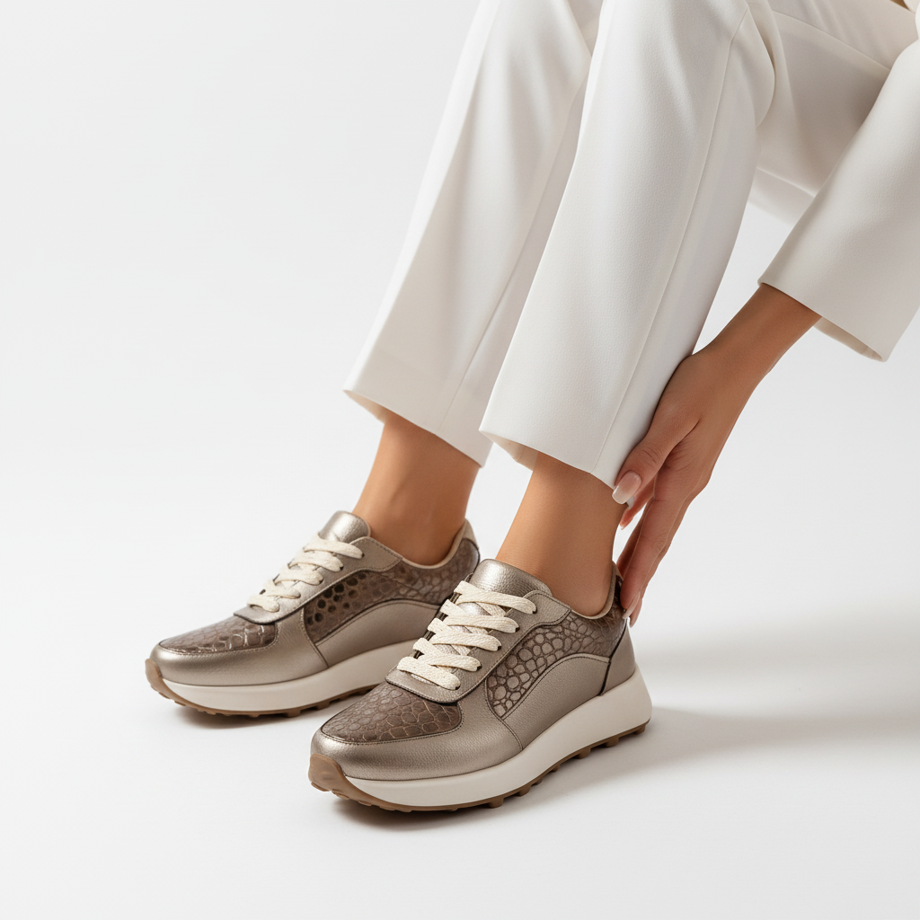 Tenis Casual Dorado ADDIC AND035DO