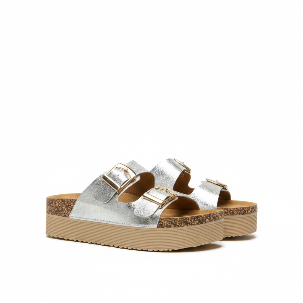 Sandalia Casual Plata MENINA MEBETTYPL