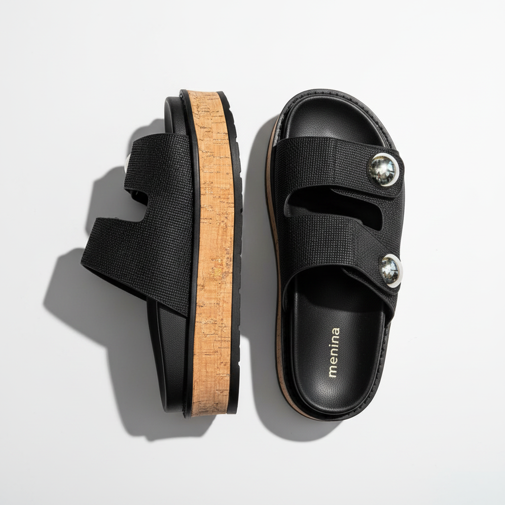 Sandalia Casual Negro MENINA MEALEXANE