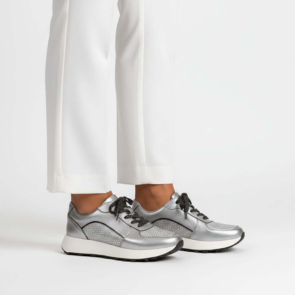 Tenis Casual Plata ADDIC AND035PL