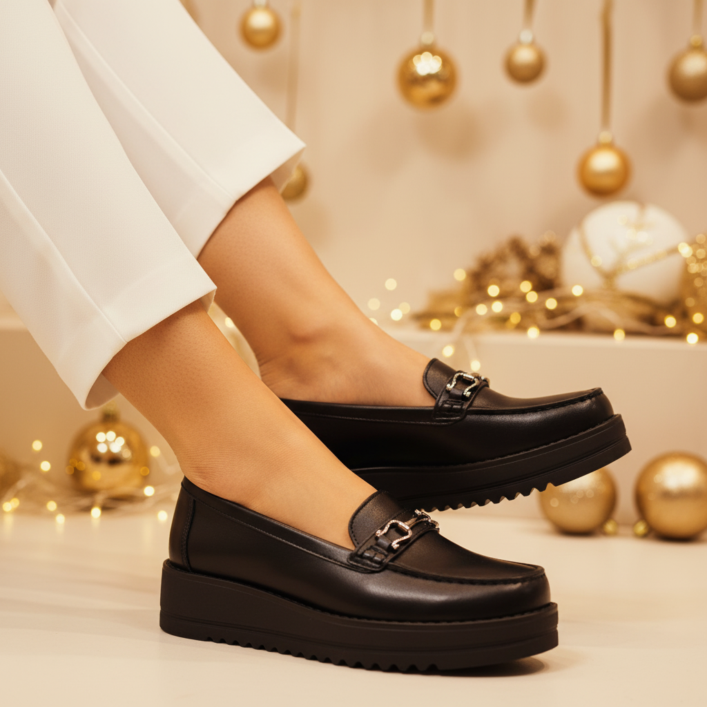 Mocasin Negro Massaggio MS2502NE