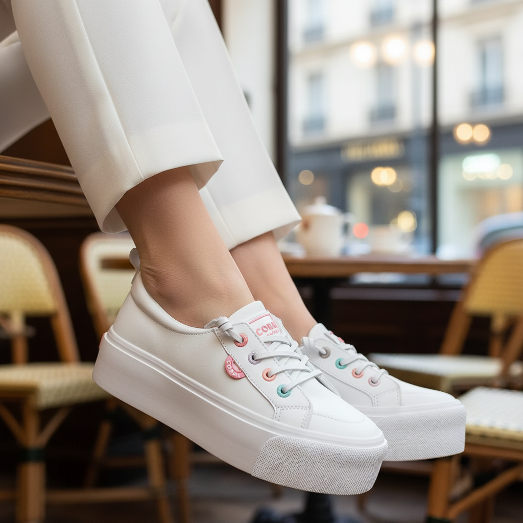 Tenis Casual Blanco Coral OCTAVIA 3 COOCTAVIA3BL