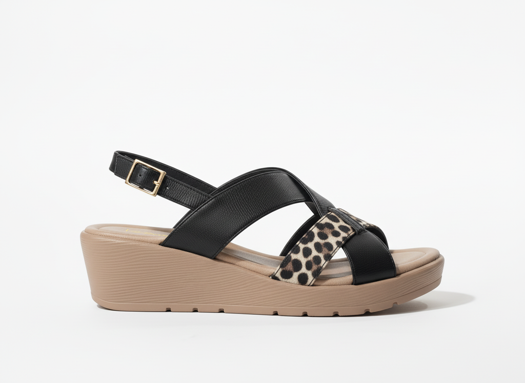 Sandalia Casual Negro Saula SAU26033NE - www.zitiocr.com
