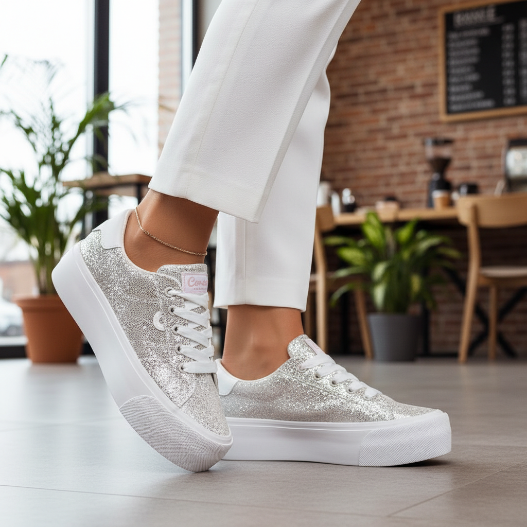 Tenis Casual Plata Coral Aiko COAIKOPL