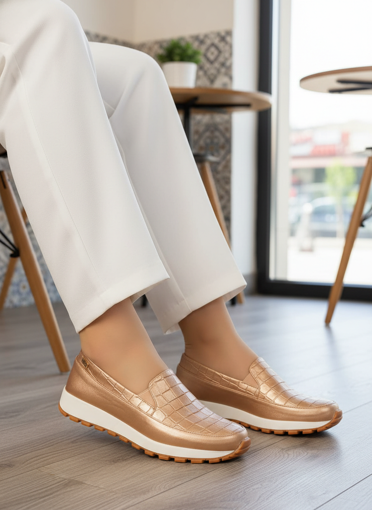 Mocasín  Oro Rosa ADDIC SAB7007OR