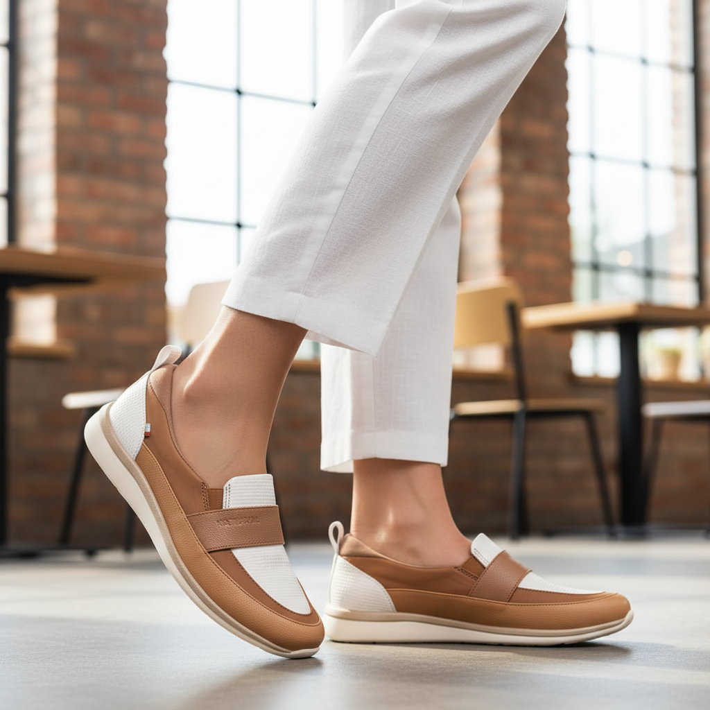 Tenis Casual Camel Natural ORLA NAORLACM