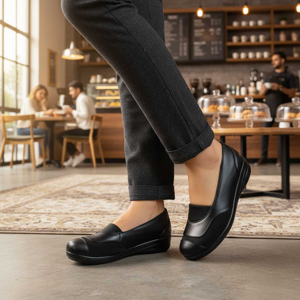 Mocasín Negro Addiction to Comfort ADC871NE