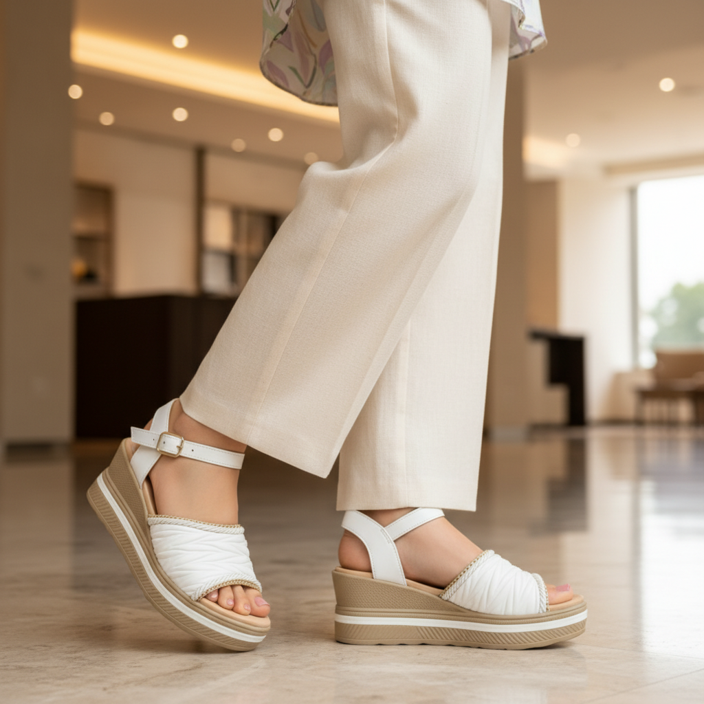 Sandalia Casual Blanco Off ADDIC WIL1228BLOF