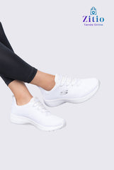 Tenis Deportiva Dama Blanco Skechers SK12119BL www.zitiocr