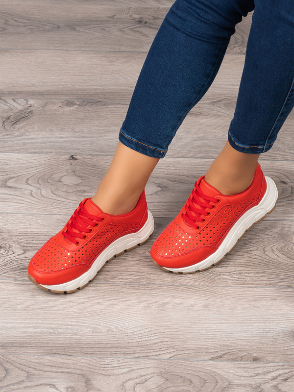 Tenis Casual Rojo ADDIC  RF9048RO - www.zitiocr.com