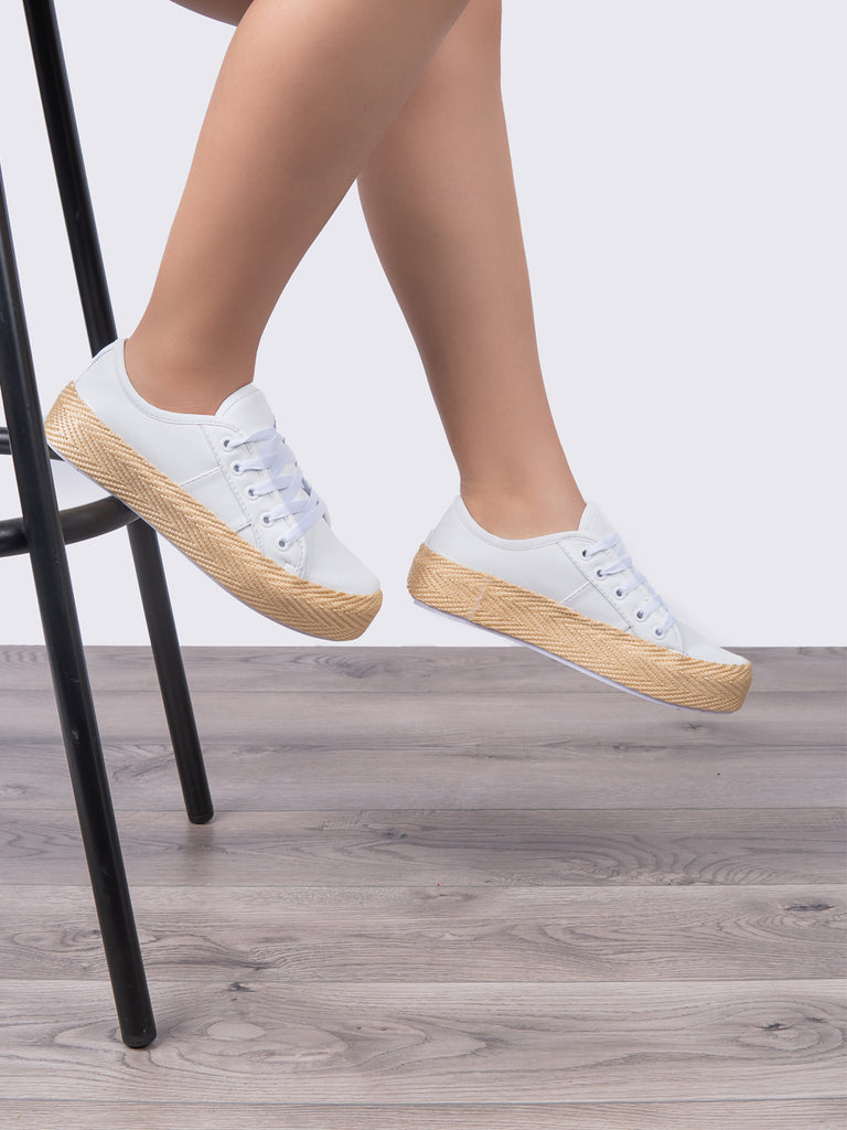 Tenis Casual Dama Blanco ADDIC PO8040BL