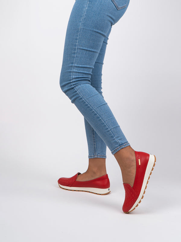 Mocasín R Rojo ADDIC HU6902RRO - www.zitiocr.com