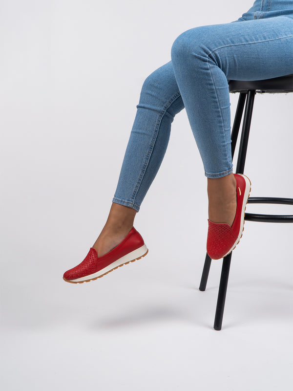 Mocasín R Rojo ADDIC HU6902RRO - www.zitiocr.com