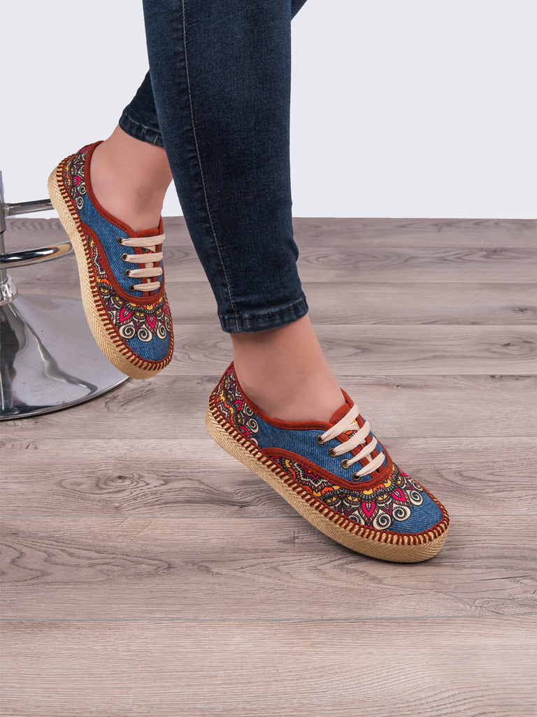 Tenis Casual Dama Jeans ADDIC PO8030JE