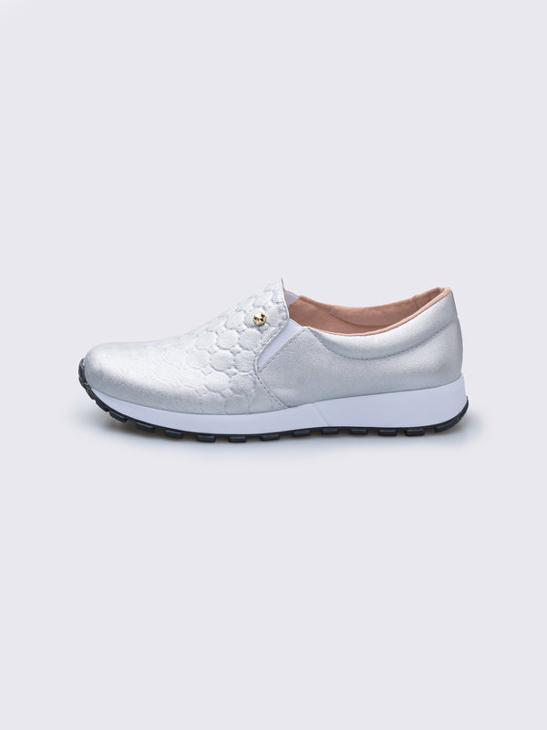 Tenis Casual Plata ADDIC   SA427RPL