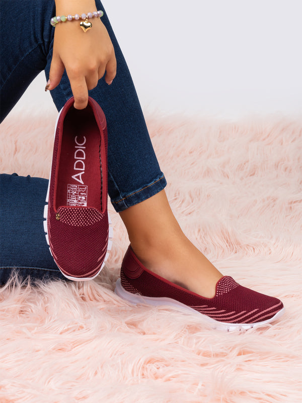 Tenis Casual Dama Vino ADDIC YA327VI - www.zitiocr.com
